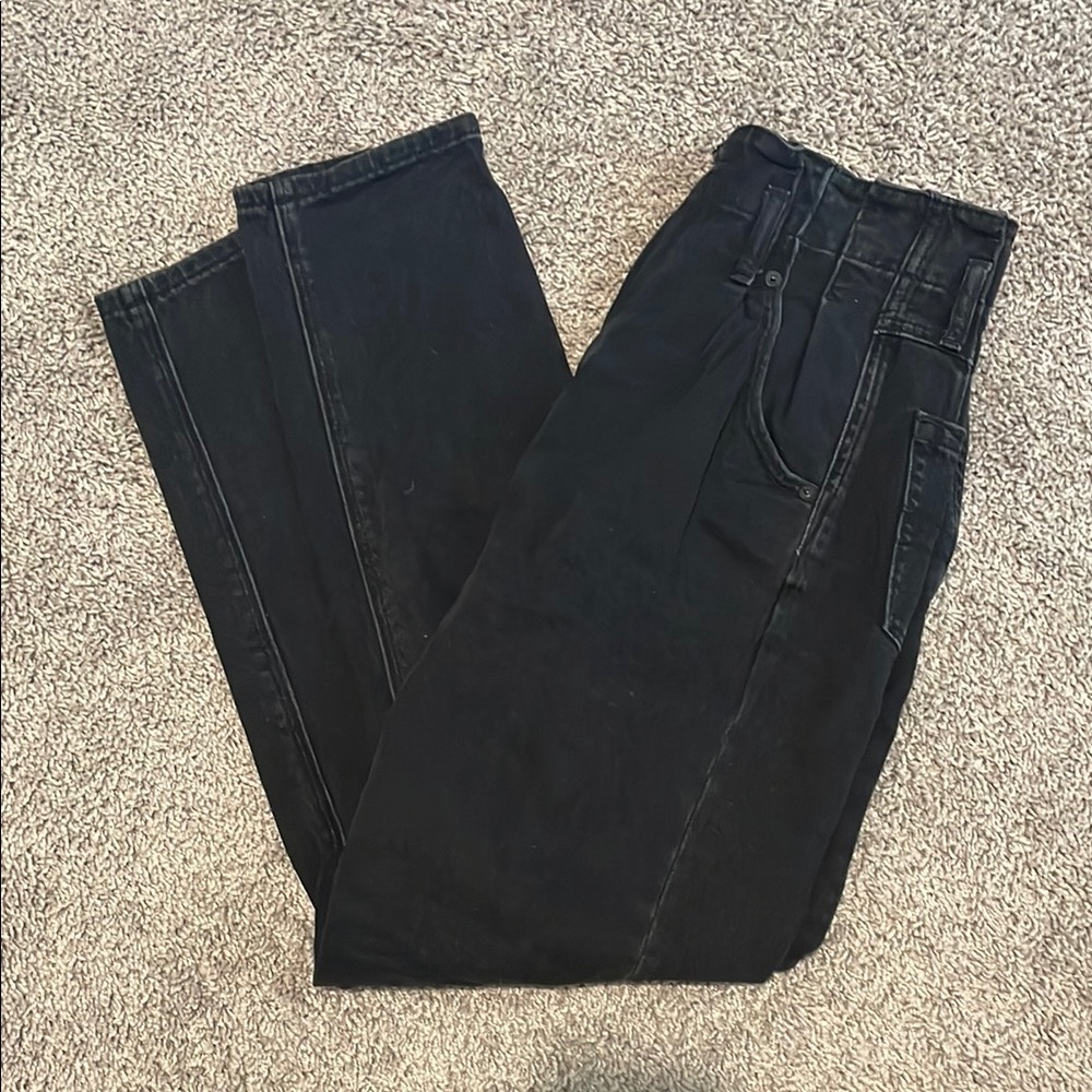 American Eagle High-Waist Black Pants
